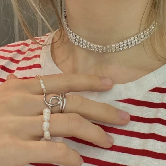 New solid 925 sterling silver intertwined ring - Picture 8 of 10